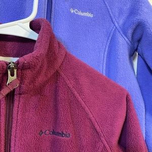 TWO Columbia Jackets for Girl - size 10/12 as pair